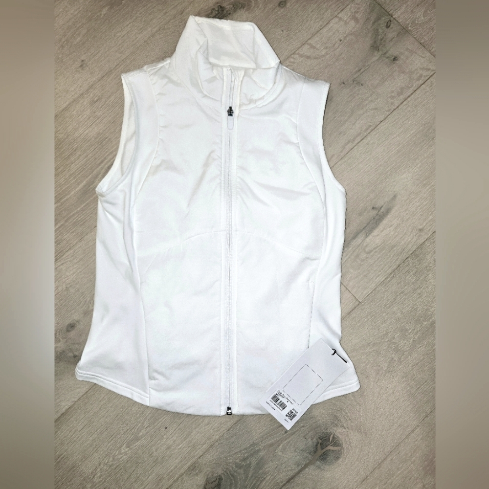 Lululemon Push Your Pace Vest in White Size 8